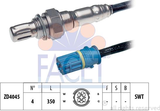 FACET 10.7416 - Lambda Sensor autospares.lv