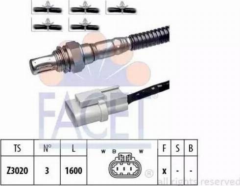 FACET 107603 - Lambda Sensor autospares.lv