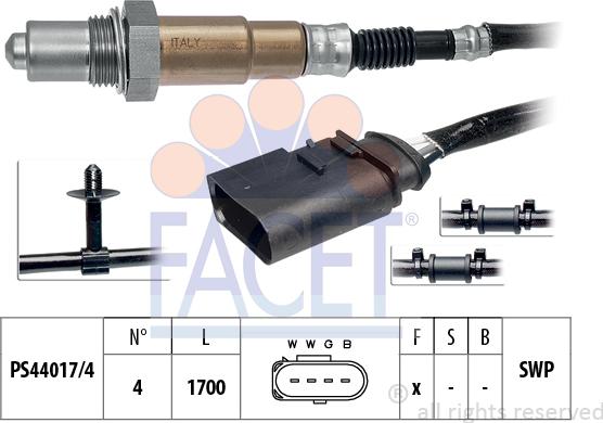 FACET 10.7165 - Lambda Sensor autospares.lv
