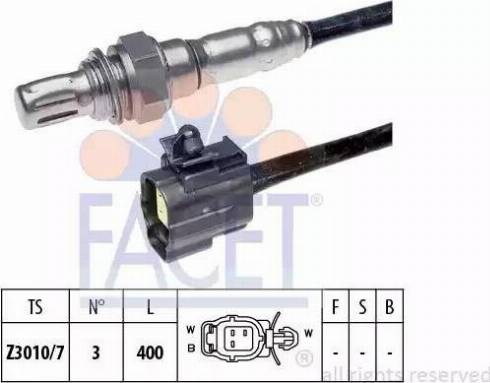 FACET 10.7108 - Lambda Sensor autospares.lv