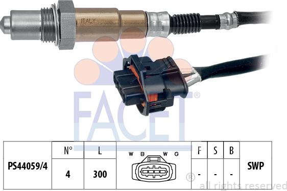 FACET 10.7136 - Lambda Sensor autospares.lv