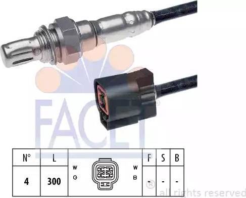 FACET 10.7365 - Lambda Sensor autospares.lv