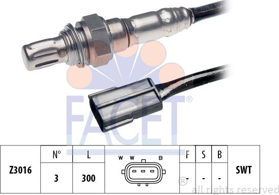 FACET 10.7261 - Lambda Sensor autospares.lv