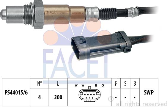 FACET 10.7281 - Lambda Sensor autospares.lv