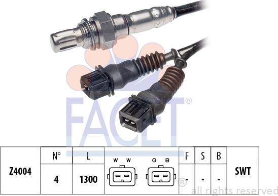 FACET 10.7716 - Lambda Sensor autospares.lv