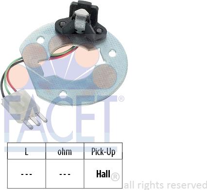 FACET 8.4702 - Sensor, ignition pulse autospares.lv