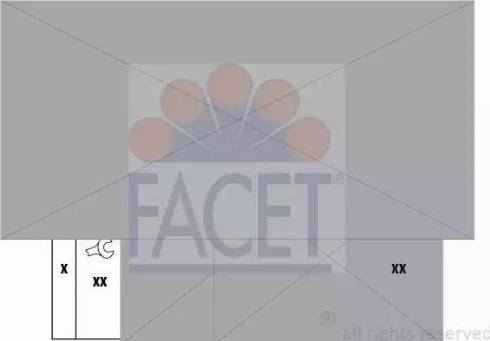 FACET 7.5155 - Temperature Switch, radiator / air conditioner fan autospares.lv