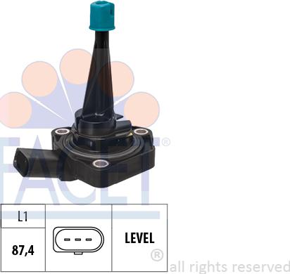 FACET 7.0227 - Sensor, engine oil level autospares.lv