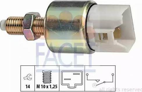 FACET 7.1120 - Switch, clutch control (engine timing) autospares.lv