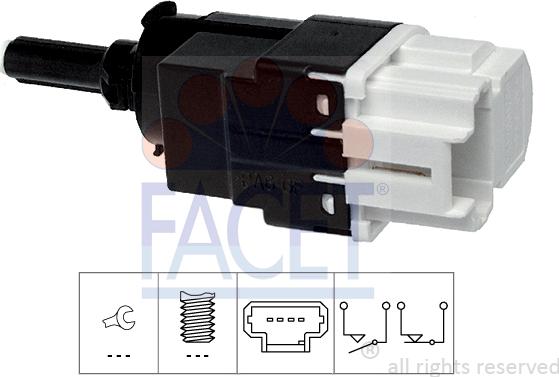 FACET 7.1292 - Brake Light Switch / Clutch autospares.lv