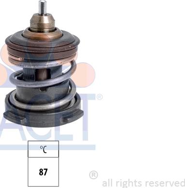 FACET 7.8956S - Coolant thermostat / housing autospares.lv