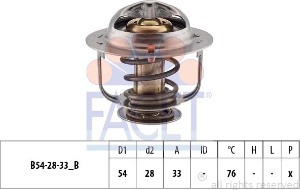 FACET 7.8400S - Coolant thermostat / housing autospares.lv