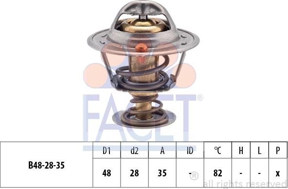 FACET 7.8415S - Coolant thermostat / housing autospares.lv