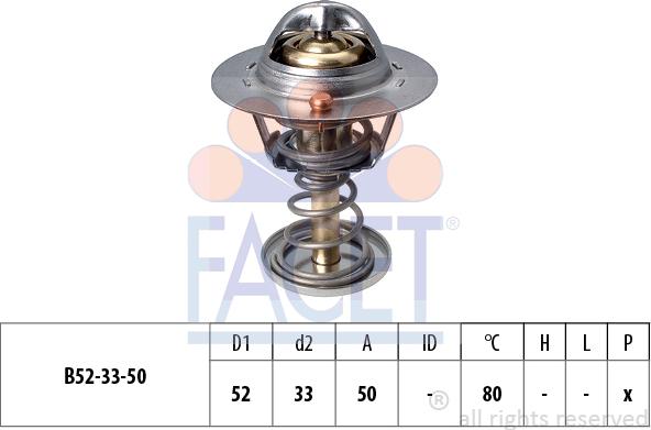 FACET 7.8674S - Coolant thermostat / housing autospares.lv