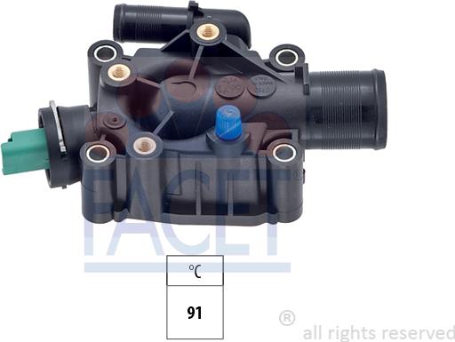 FACET 7.8671 - Coolant thermostat / housing autospares.lv