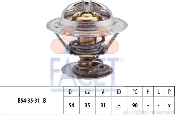 FACET 7.8307S - Coolant thermostat / housing autospares.lv