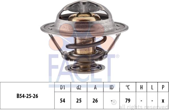 FACET 7.8299S - Coolant thermostat / housing autospares.lv