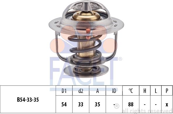 FACET 7.8248S - Coolant thermostat / housing autospares.lv