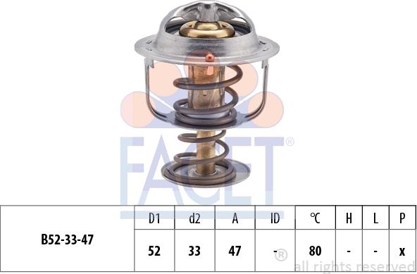 FACET 7.8205S - Coolant thermostat / housing autospares.lv