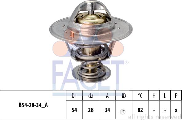FACET 7.8218S - Coolant thermostat / housing autospares.lv
