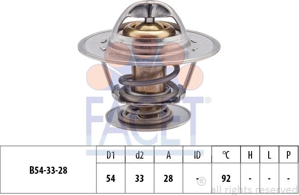 FACET 7.8213S - Coolant thermostat / housing autospares.lv