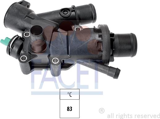 FACET 7.8790 - Coolant thermostat / housing autospares.lv