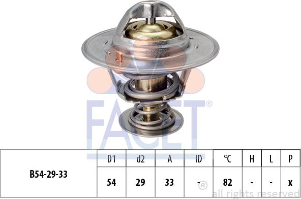 FACET 7.8797S - Coolant thermostat / housing autospares.lv