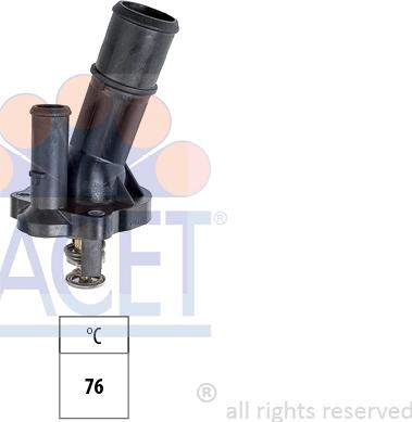 FACET 7.8750 - Coolant thermostat / housing autospares.lv