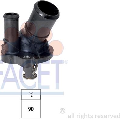 FACET 7.8753 - Coolant thermostat / housing autospares.lv