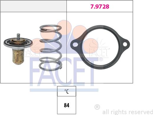 FACET 7.7970 - Coolant thermostat / housing autospares.lv