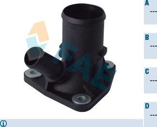 FAE 54309 - Coolant Flange autospares.lv