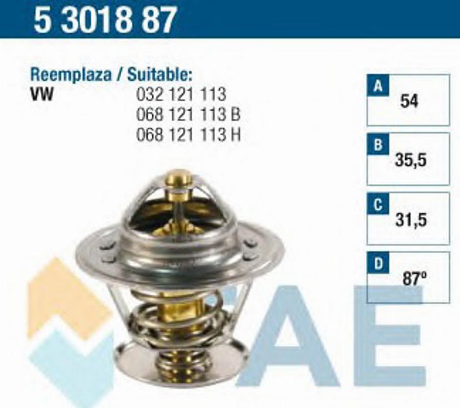 FAE 5301887 - Coolant thermostat / housing autospares.lv