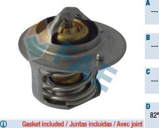 FAE 5310082 - Coolant thermostat / housing autospares.lv