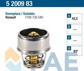 FAE 5200983 - Coolant thermostat / housing autospares.lv