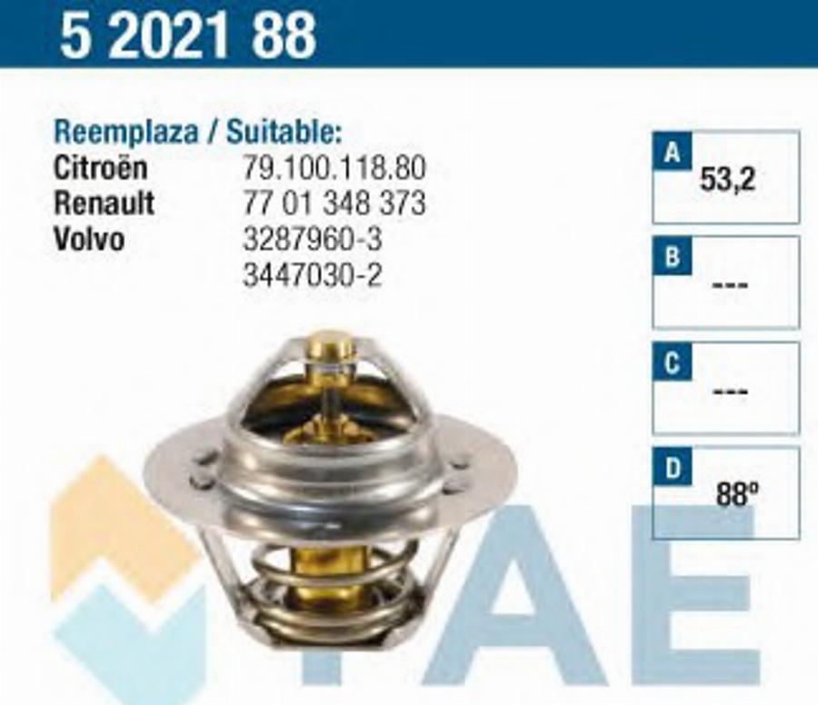 FAE 5202188 - Coolant thermostat / housing autospares.lv