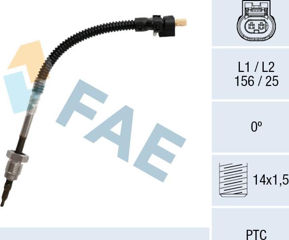 FAE 68051 - Sensor, exhaust gas temperature autospares.lv