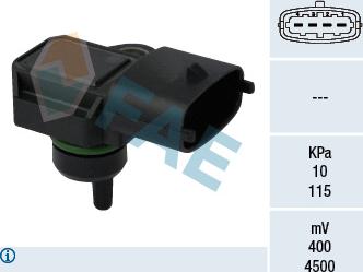FAE 15118 - Sensor, intake manifold pressure autospares.lv