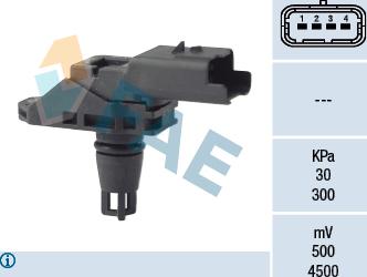 FAE 15132 - Sensor, intake manifold pressure autospares.lv
