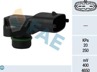 FAE 15123 - Sensor, intake manifold pressure autospares.lv