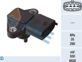 FAE 15213 - Sensor, intake manifold pressure autospares.lv