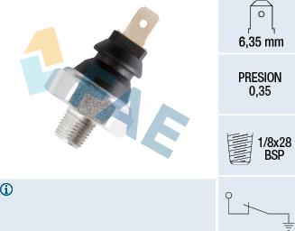 FAE 11610 - Sender Unit, oil pressure autospares.lv