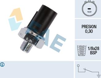 FAE 12990 - Sender Unit, oil pressure autospares.lv