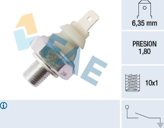 FAE 12910 - Sender Unit, oil pressure autospares.lv