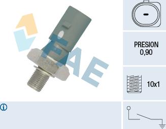 FAE 12882 - Sender Unit, oil pressure autospares.lv