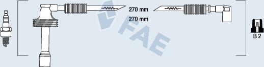 FAE 85481 - Ignition Cable Kit autospares.lv