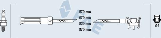 FAE 85110 - Ignition Cable Kit autospares.lv