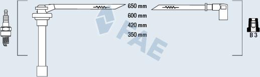 FAE 85860 - Ignition Cable Kit autospares.lv