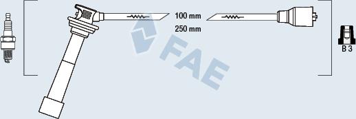 FAE 85806 - Ignition Cable Kit autospares.lv