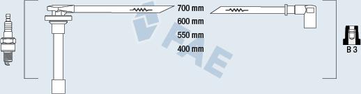 FAE 85811 - Ignition Cable Kit autospares.lv