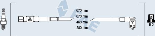 FAE 85879 - Ignition Cable Kit autospares.lv